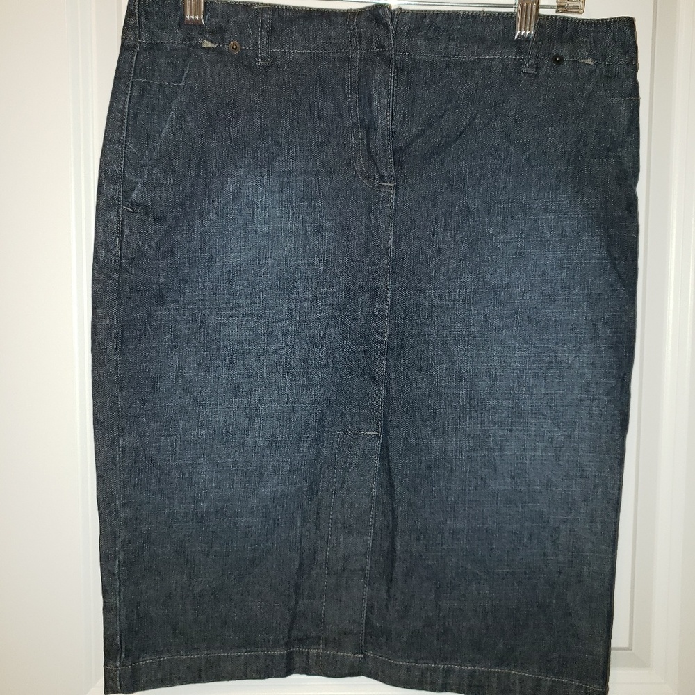 Kenneth Cole Denim Skirt